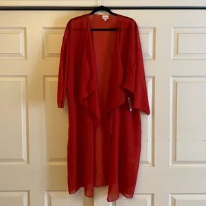 Size XL lularoe Shirley kimono